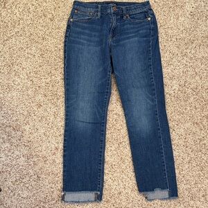 J. Crew Dark Blue Ankle Jeans